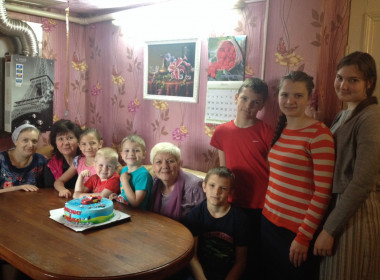 Cотрудники Фонда "Святое дело" посетили семью Балабохиных